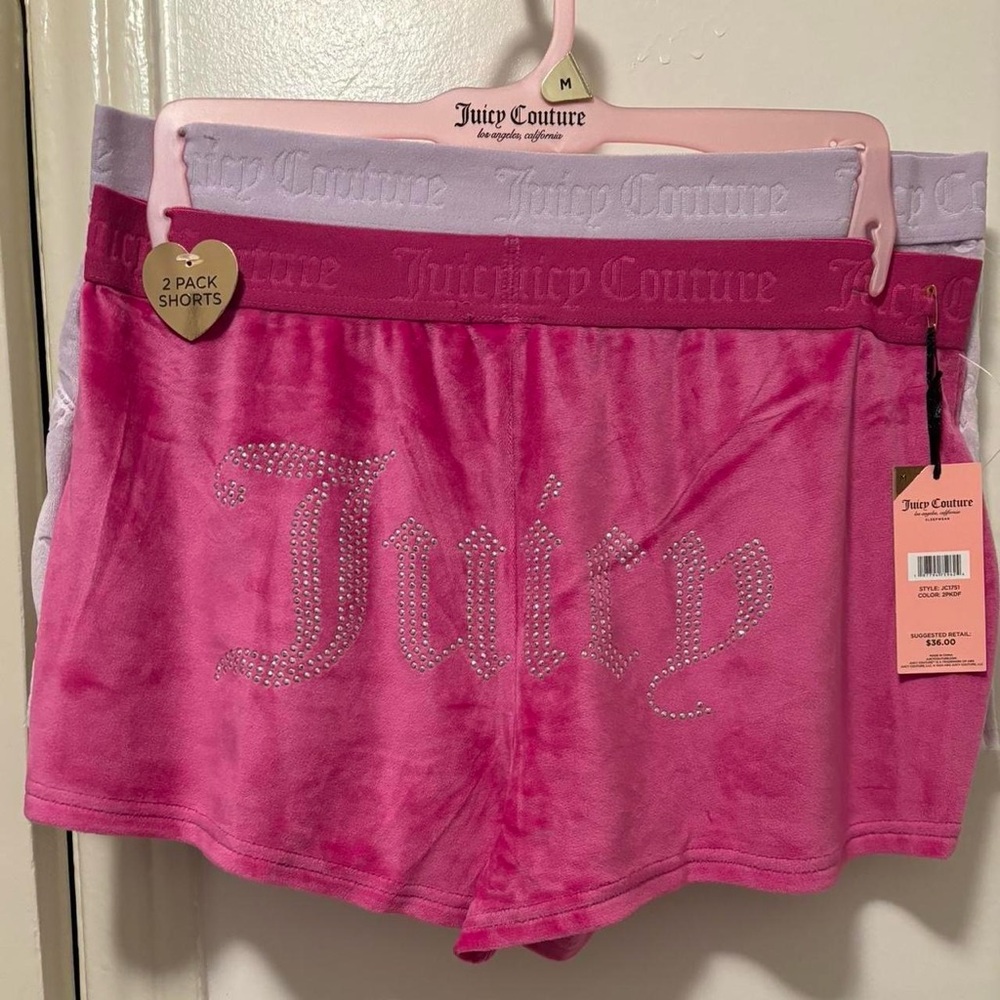 Y2K juicy couture velvet lounge / sleep shorts